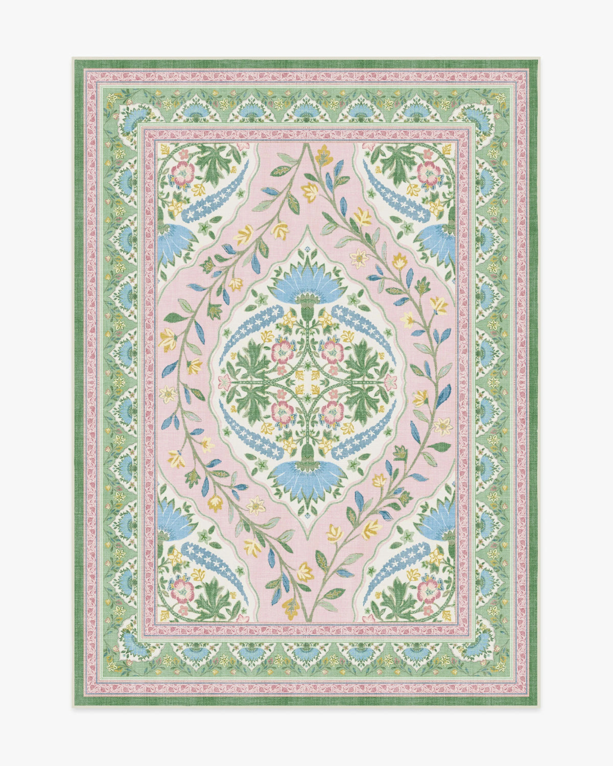 Skye Pink Multicolor Outdoor Rug by Mrs. Alice