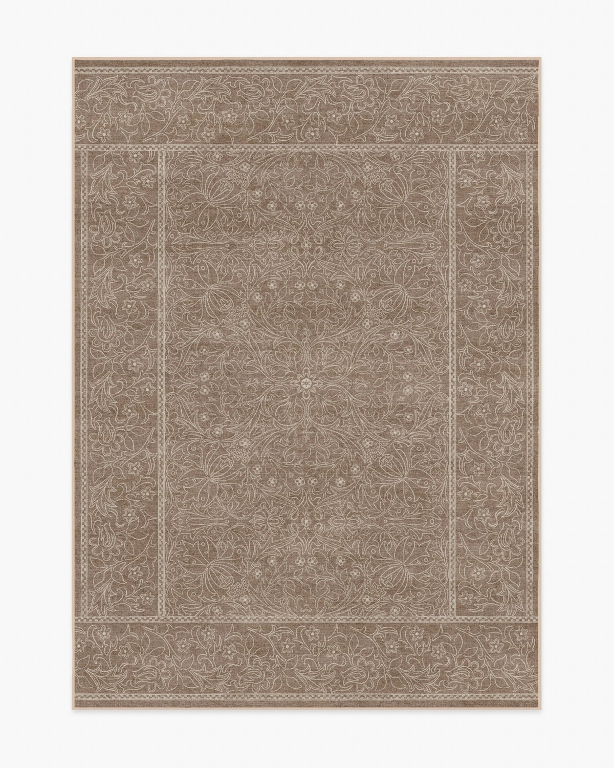 Walthamstow Light Brown Rug by Morris & Co.