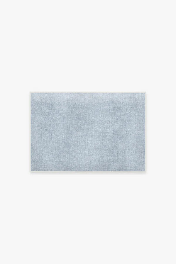 Solid Light Blue Bath Mat