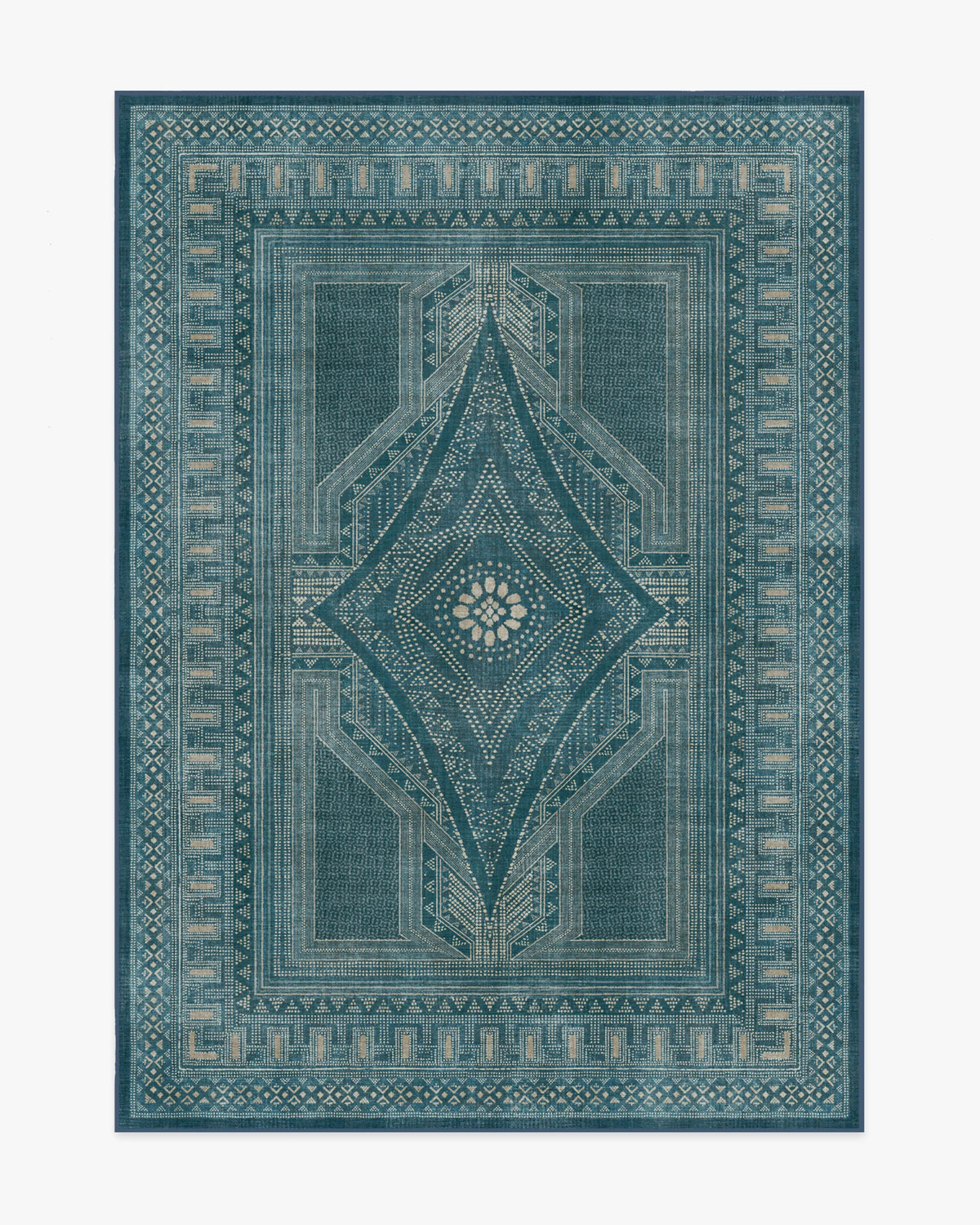 Nomad Blue Flatwoven Rug by Martyn Lawrence Bullard