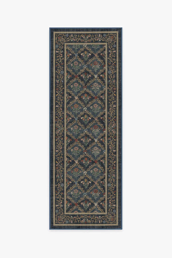 Bellflowers Blue Rug by Morris & Co.