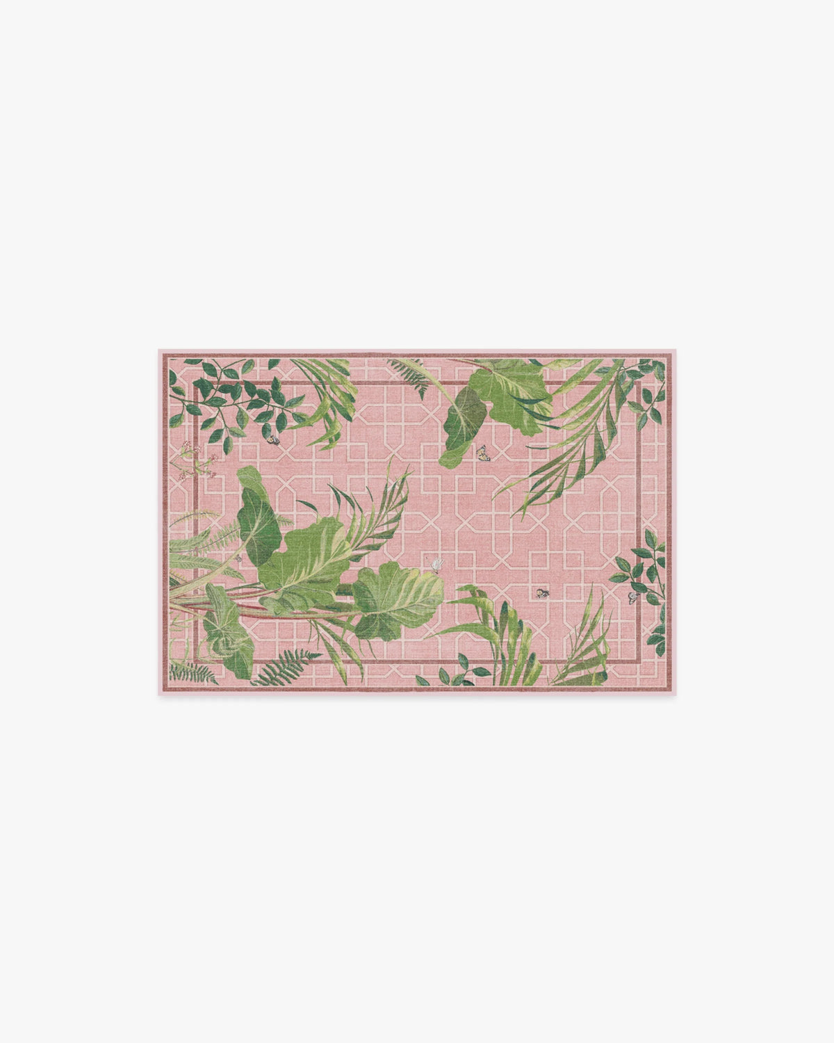 Palm House Rose Rug by Sanderson