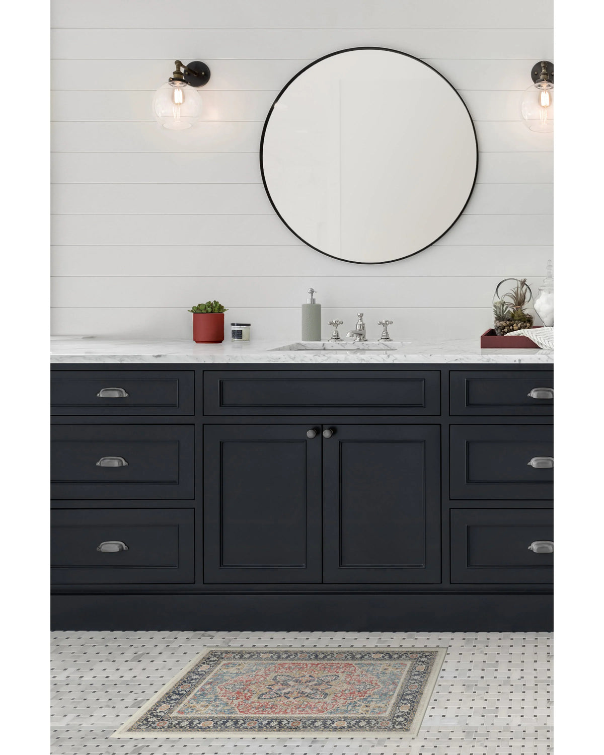 Kamran Cayenne Red Flatwoven Rug