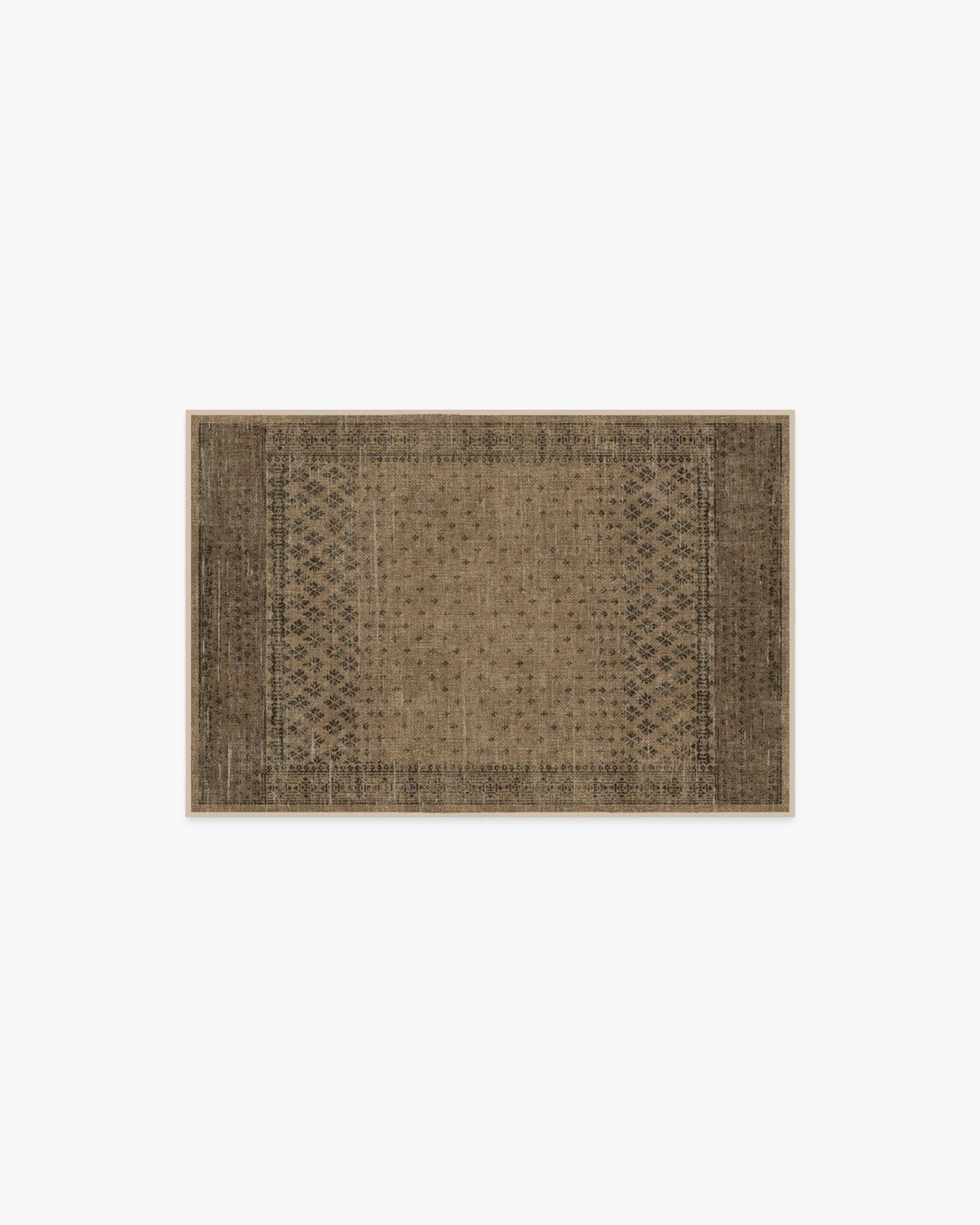 Fernanda Black & Tan Flatwoven Rug