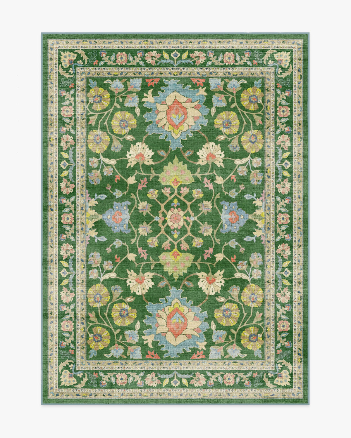 Calabria Green Flatwoven Rug