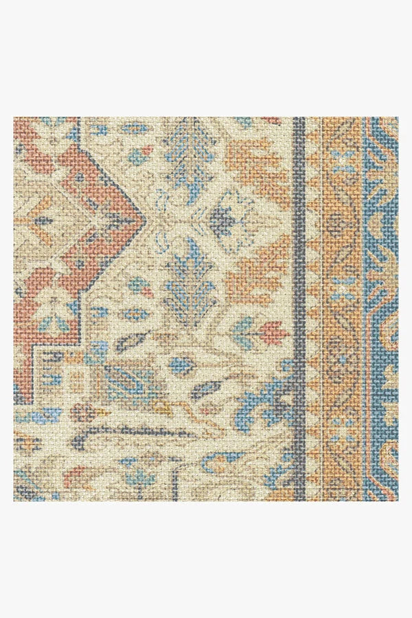 Kamran Sunset Orange Outdoor Rug