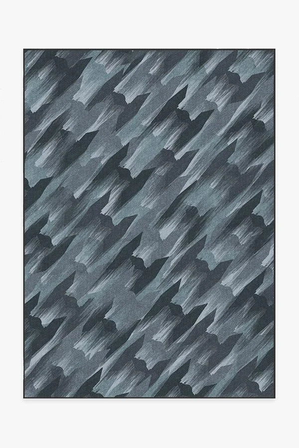 TIE Fighter Houndstooth Blue Flatwoven Rug