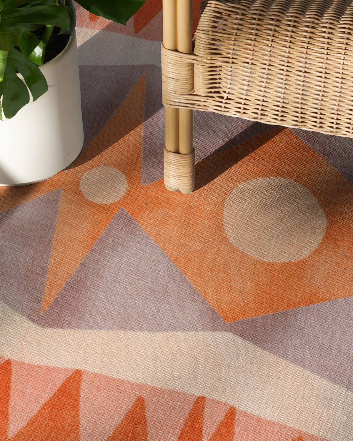 Hilma Papaya Outdoor Rug by Jungalow