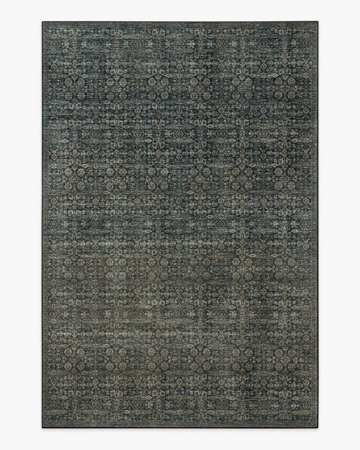 Sierra Soft Black Flatwoven Rug