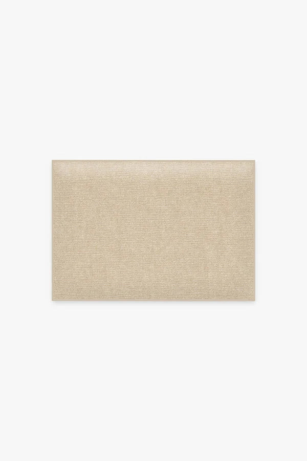 Solid Beige Bath Mat