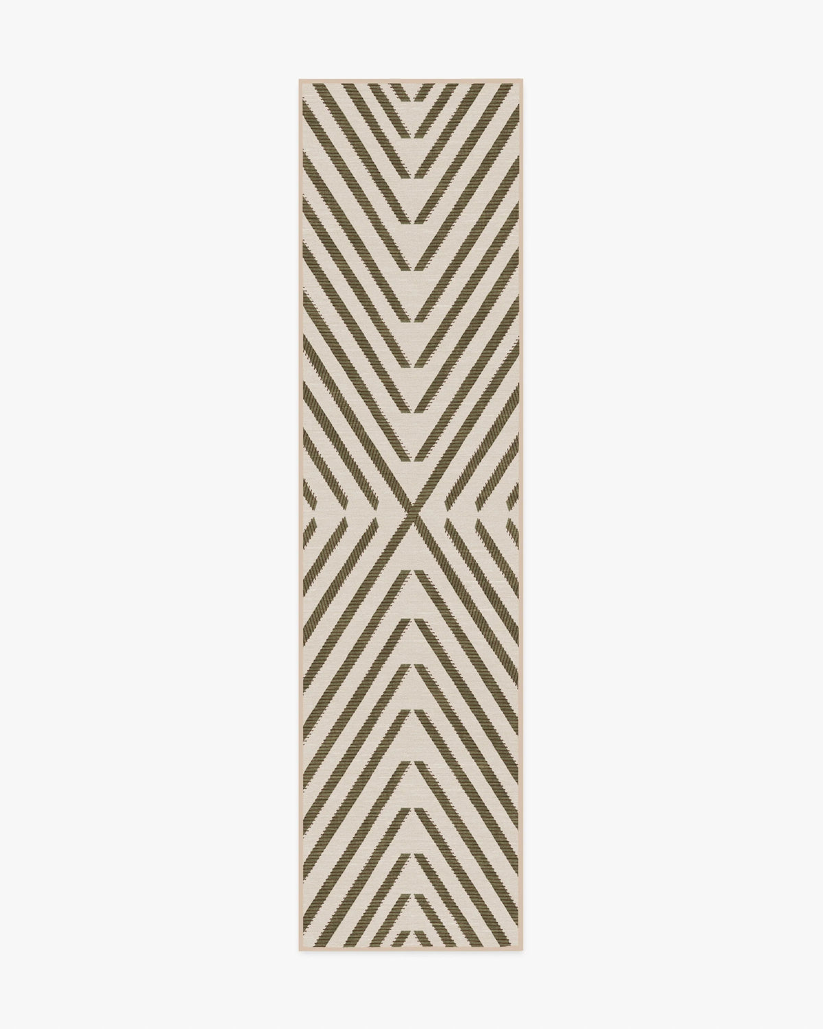 Memphis Olive Flatwoven Rug by Jonathan Adler