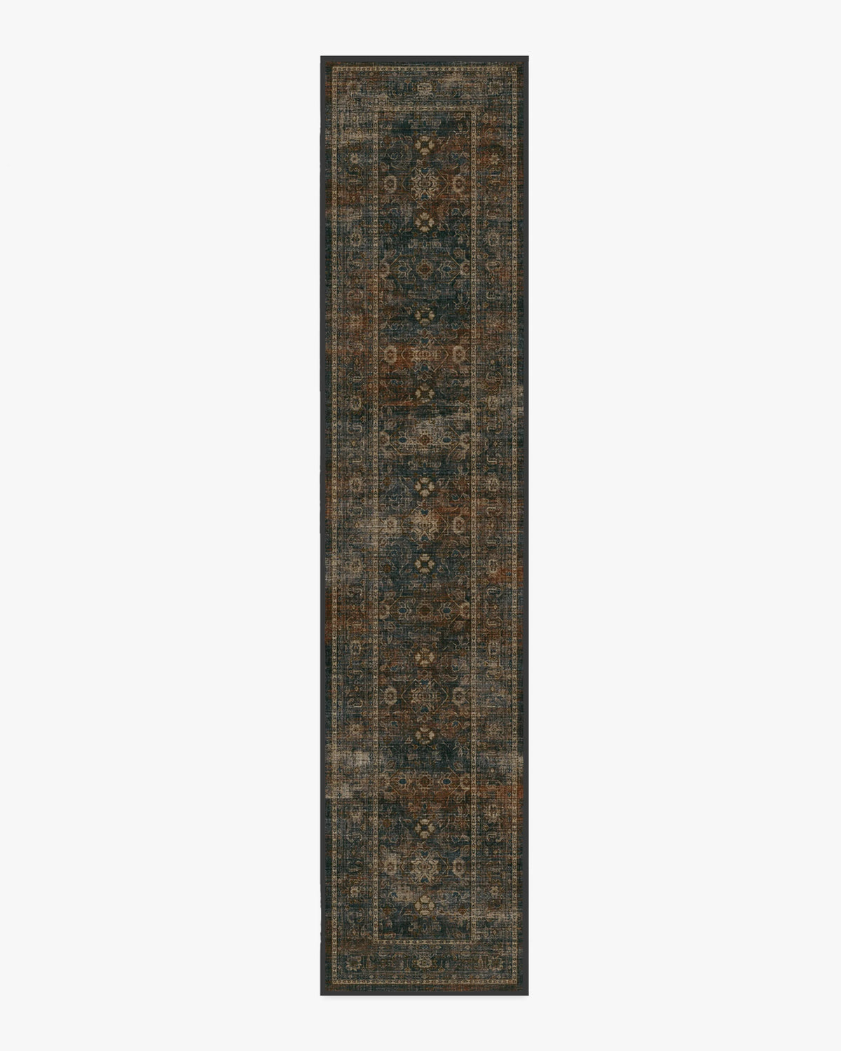 Ophelia Navy & Redwood Rug