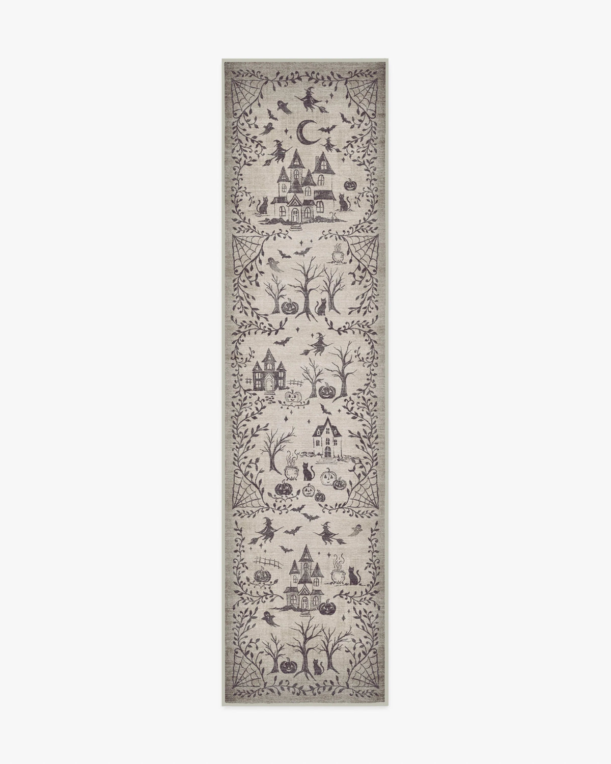 Shadow Town Grey Flatwoven Rug