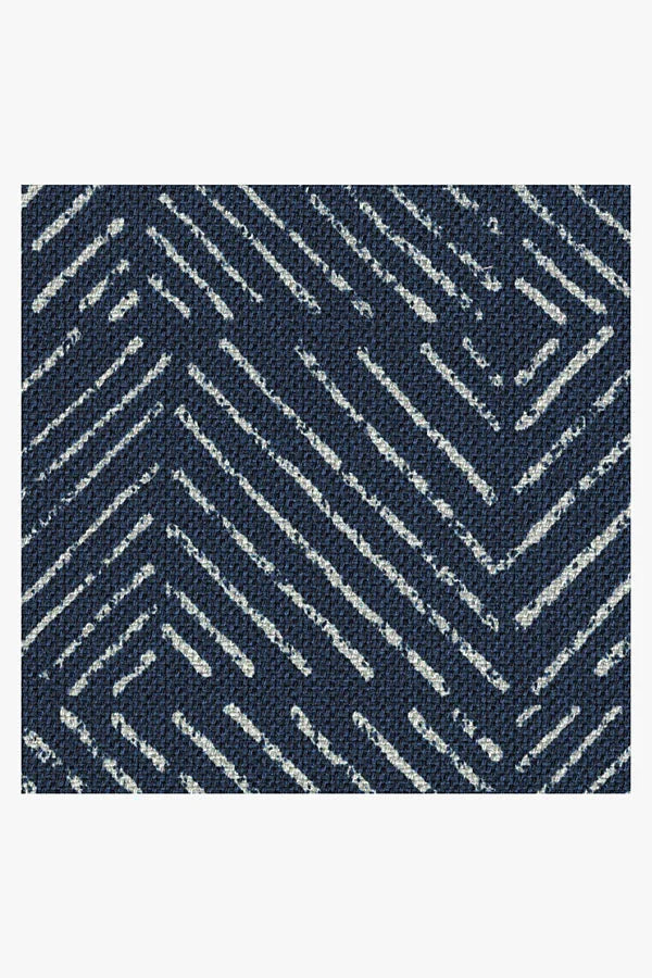 Parquet Navy Outdoor Rug