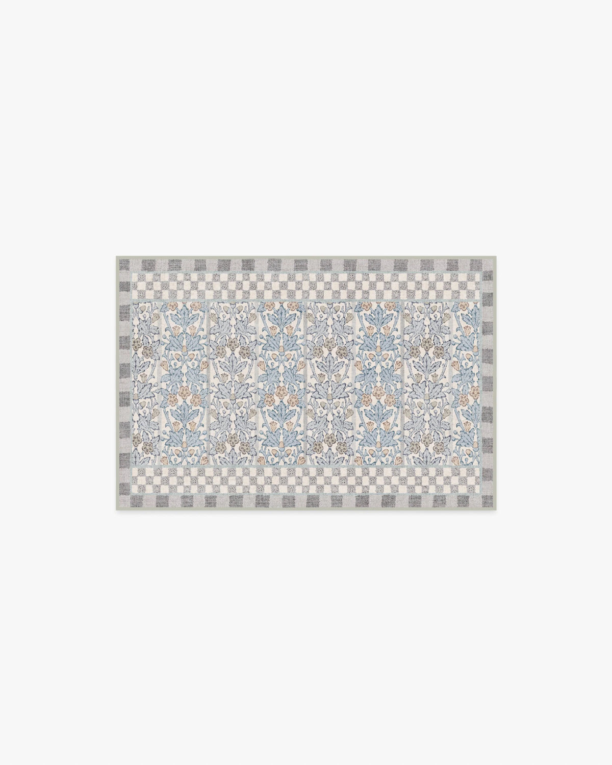 Oak & Blossom Grey Rug by Morris & Co.
