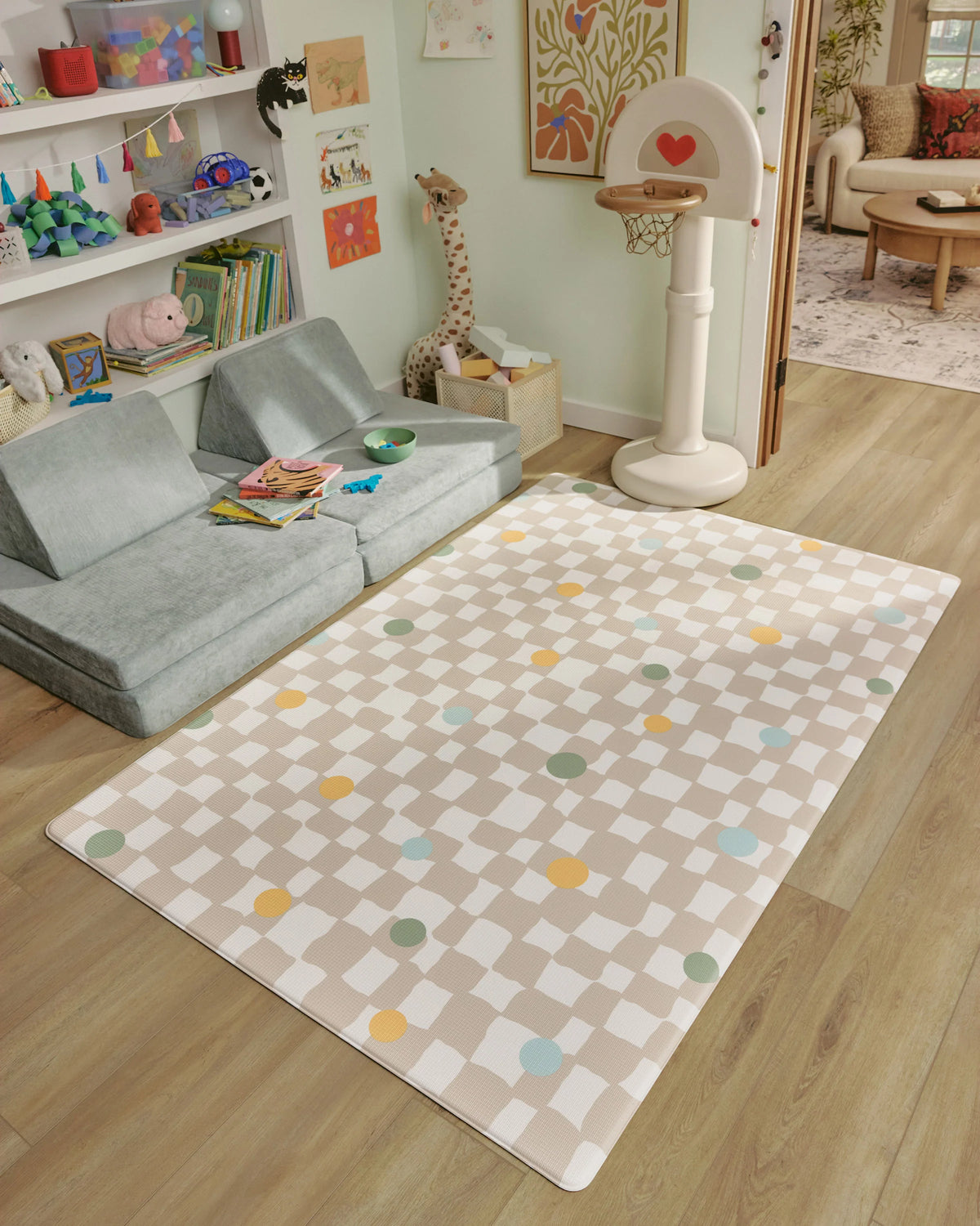 Mini Me Check Multicolor Play Mat