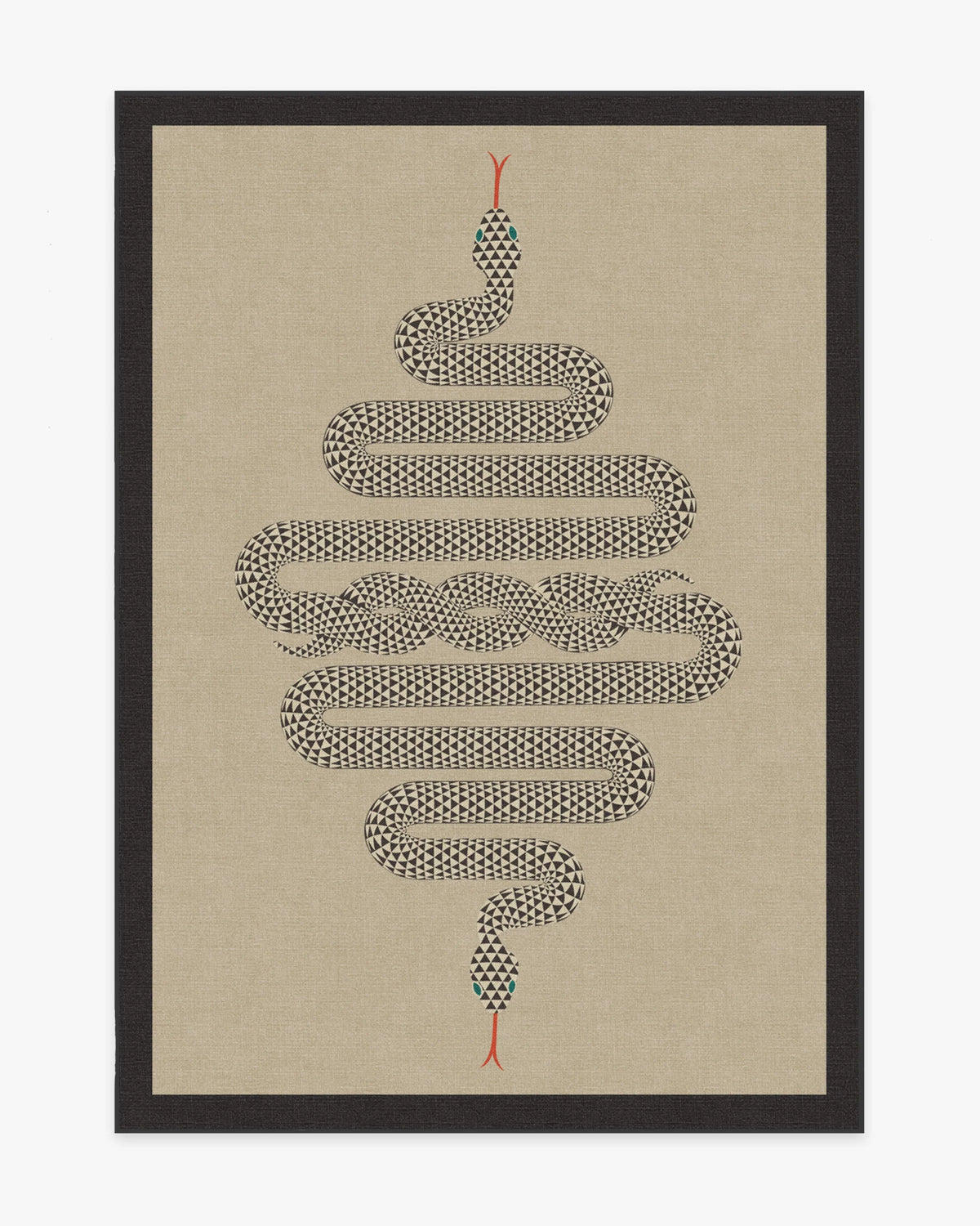 Venom Neutral Flatwoven Rug by Jonathan Adler