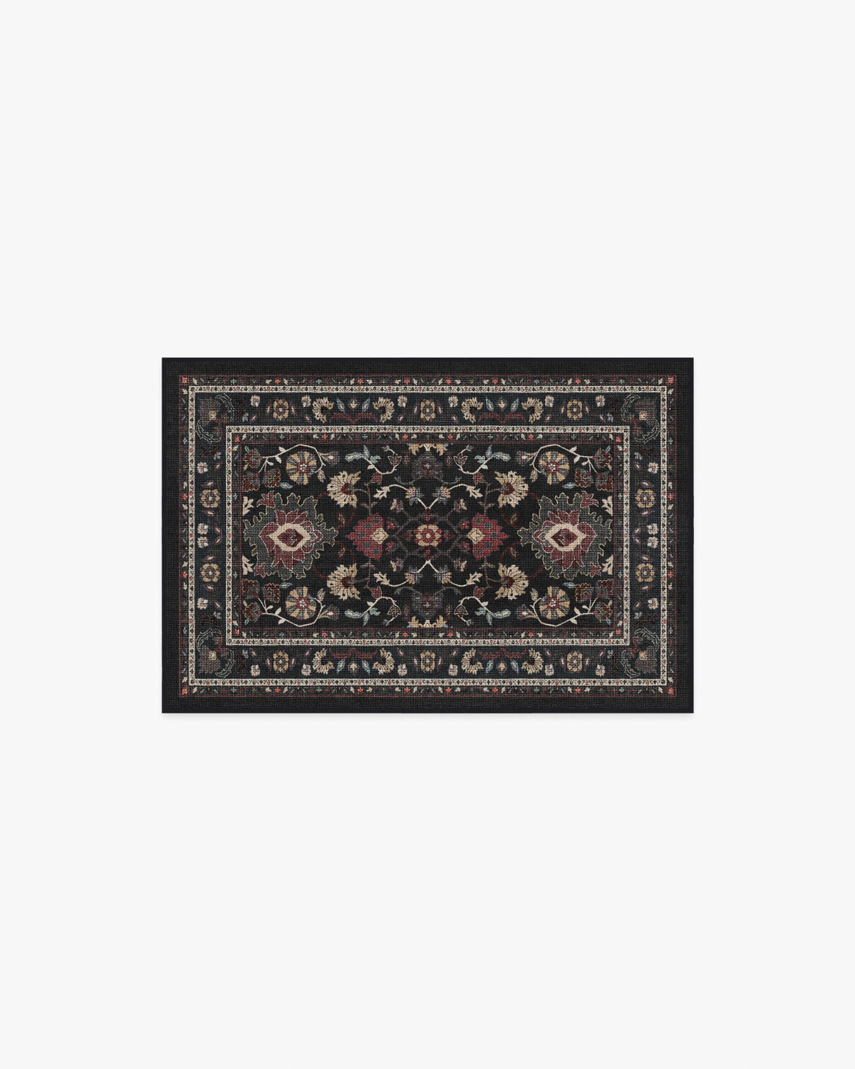 Calabria Black Multicolor Rug