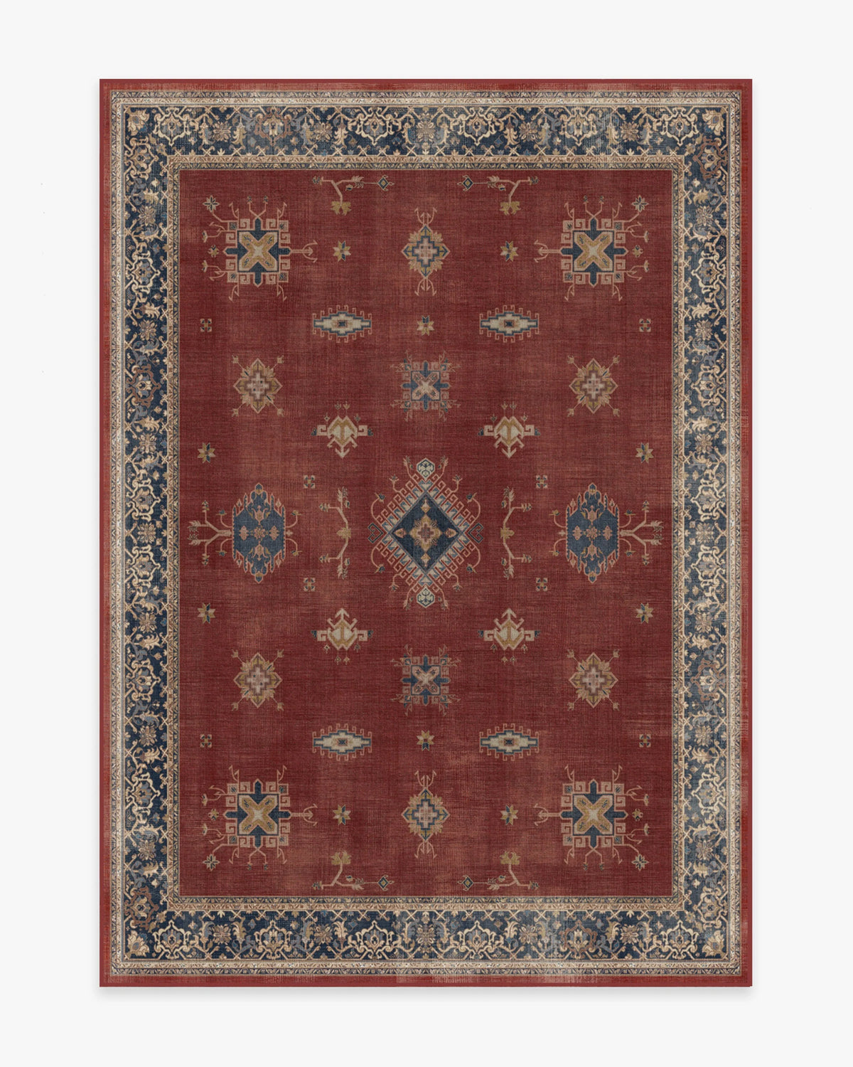 Verena Amber Red Flatwoven Rug