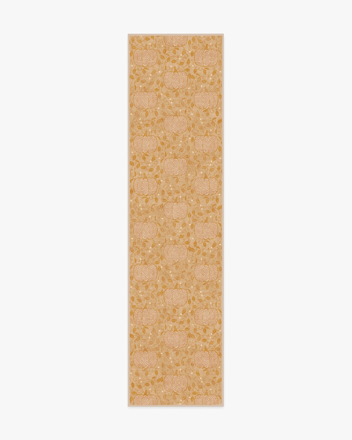 Pumpkin Patch Gold Flatwoven Rug