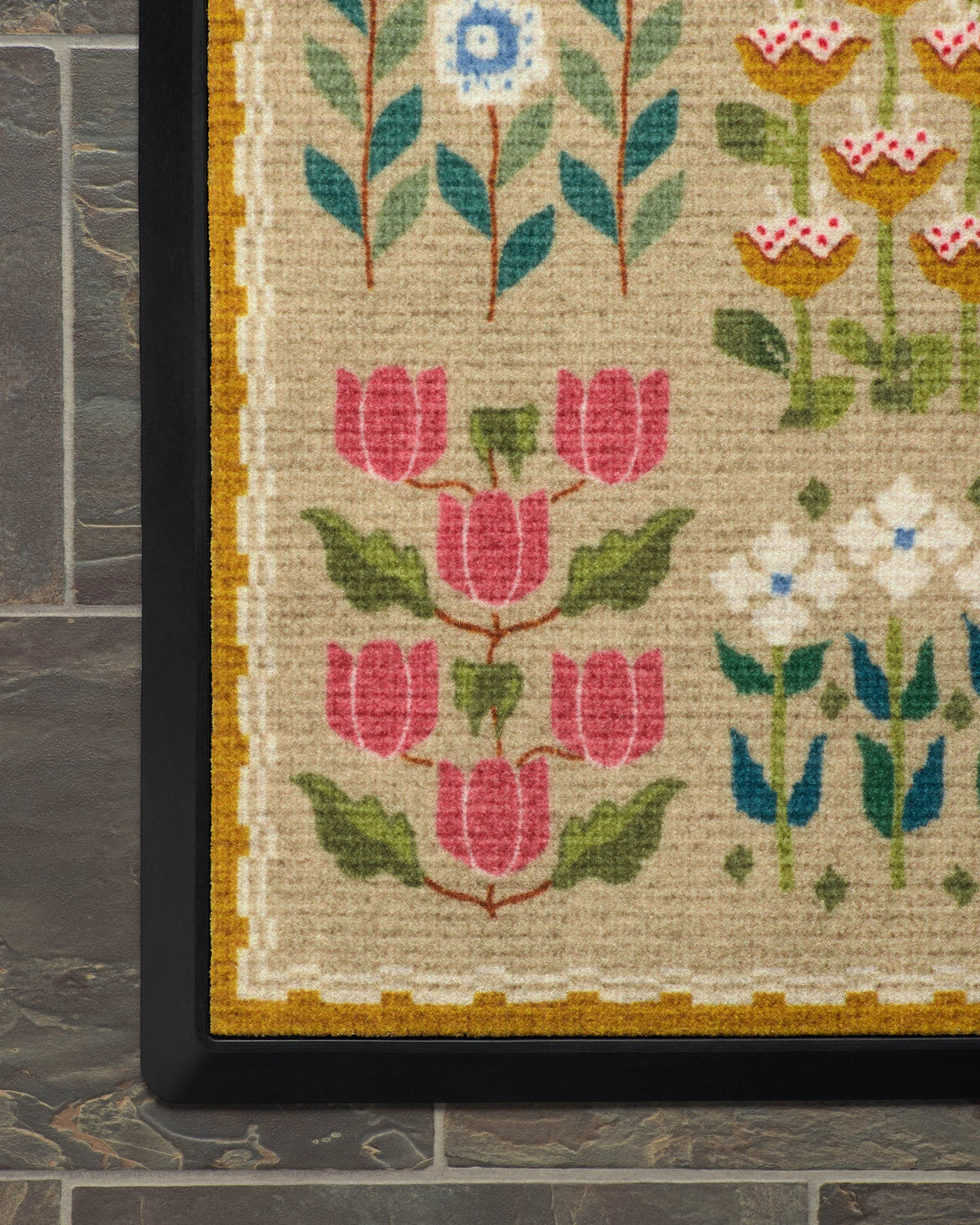 Anthea Multicolor Doormat by Anthropologie