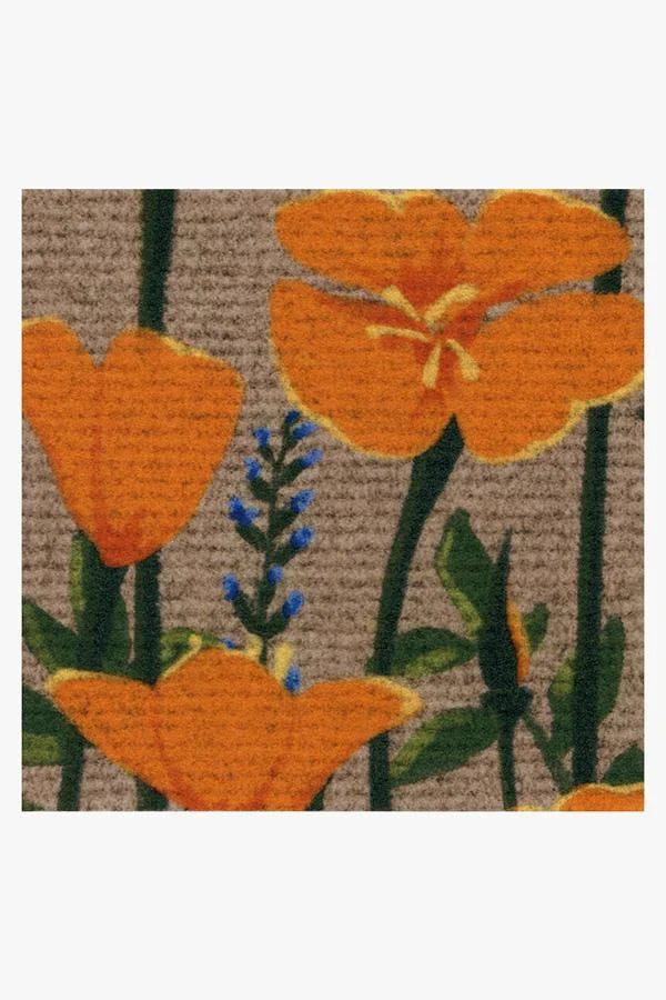 Poppy Fields Large Doormat