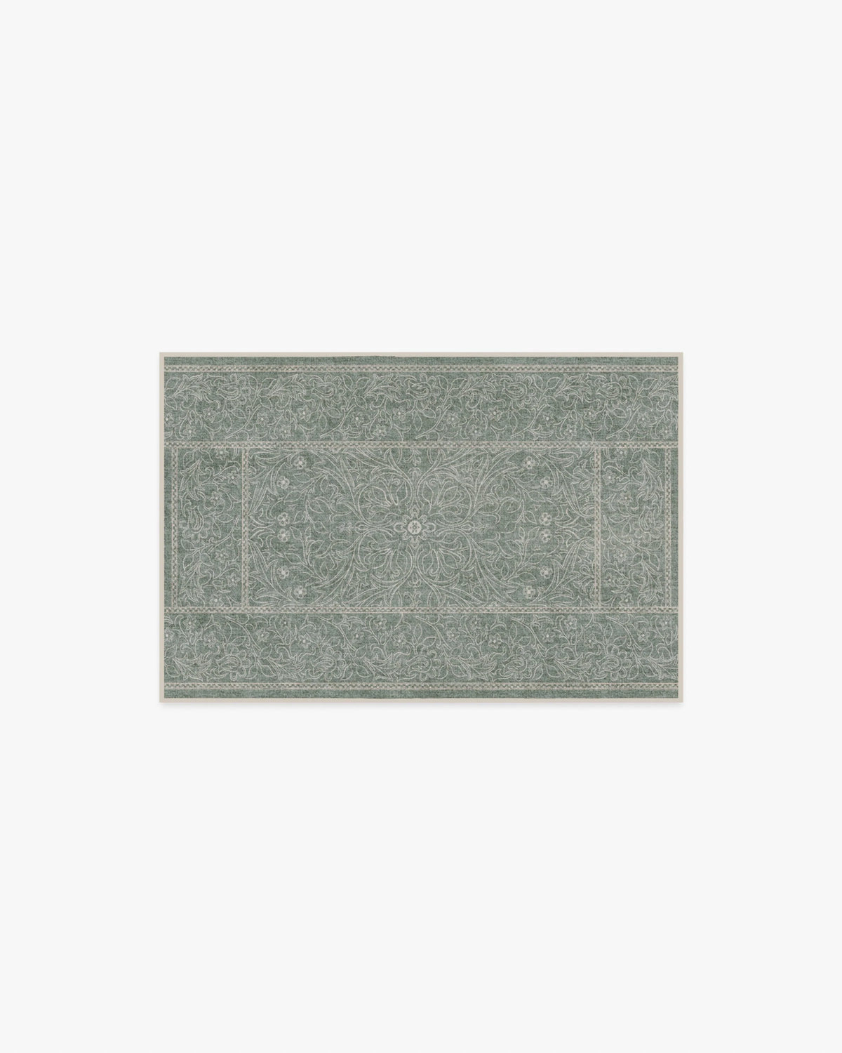 Walthamstow Sage Green Rug by Morris & Co.