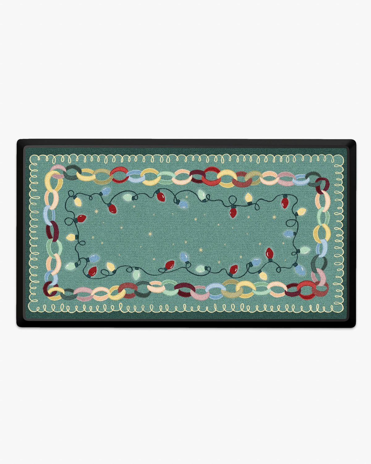 Garland Glow Green Multicolor Large Doormat