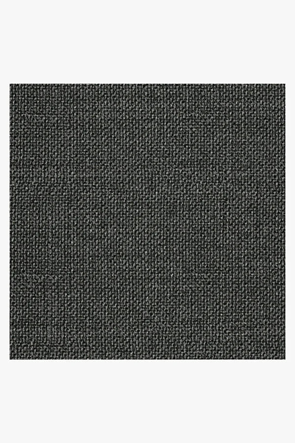 Denim Solid Black Outdoor Rug