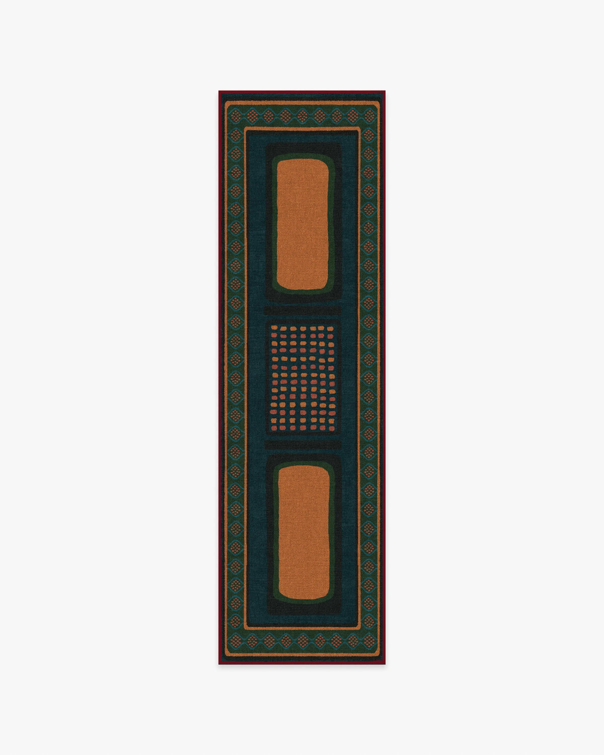 Nerissa Teal & Gold Rug by Architectural Digest