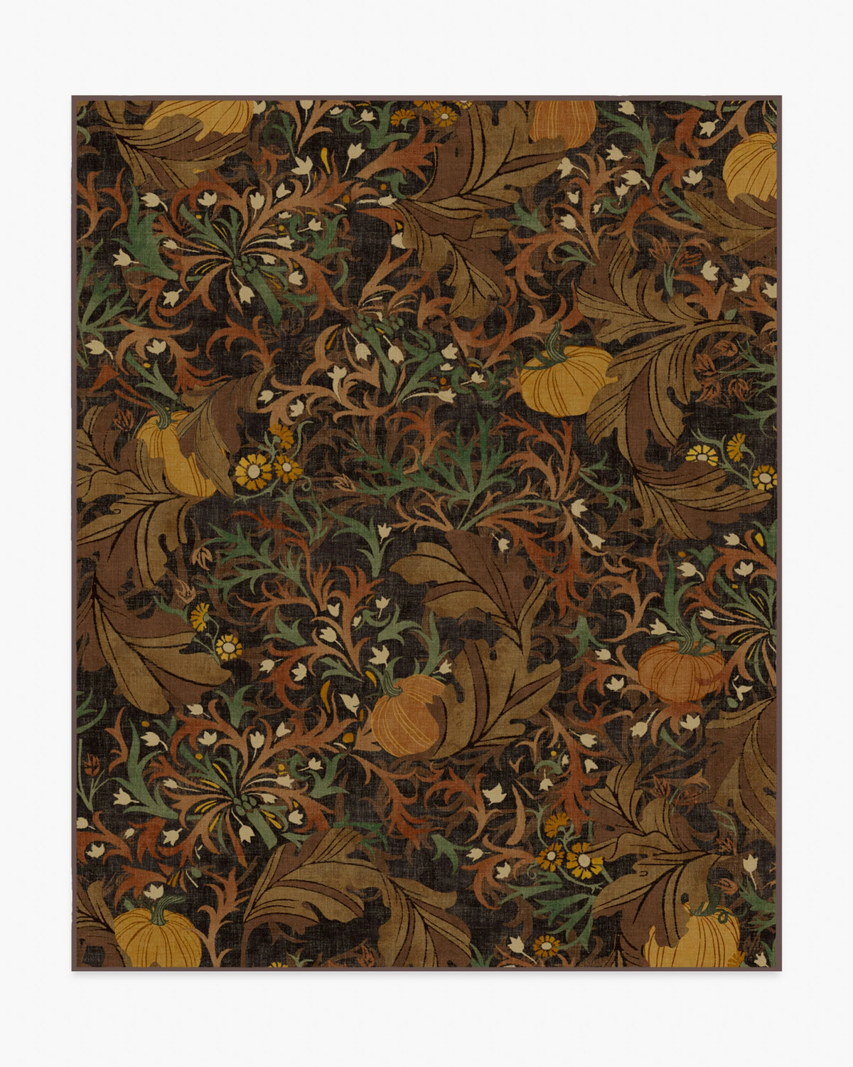 Autumn Canopy Dark Wood Flatwoven Rug