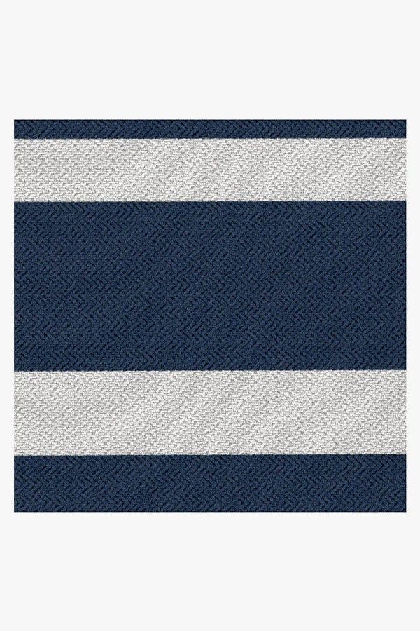 Sailmaker Stripe Blue Outdoor Rug