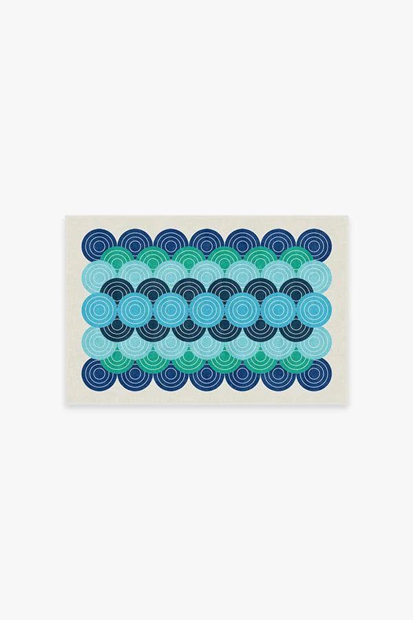 Biba Blue Green Rug by Jonathan Adler
