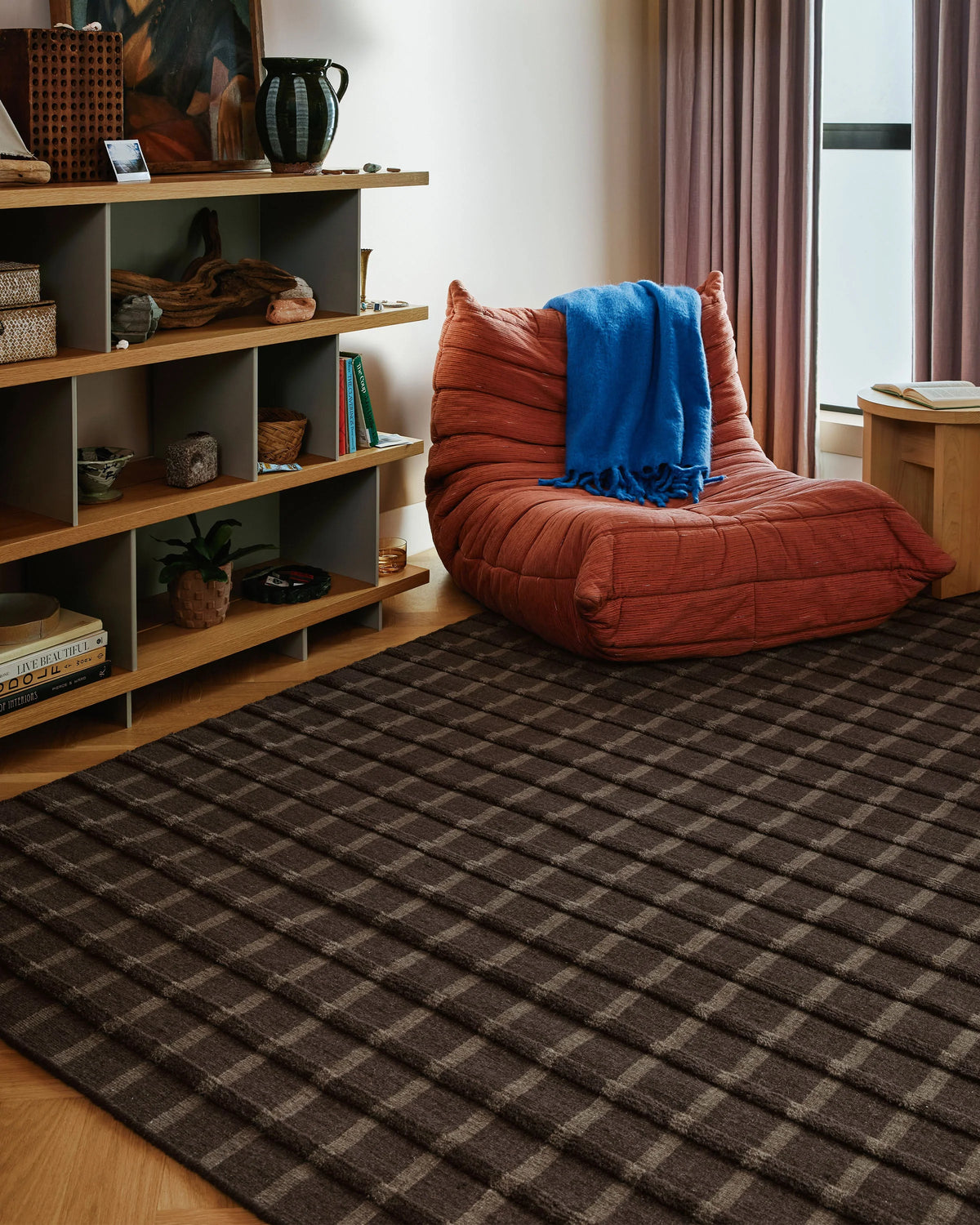Rainier Brown & Tan Wool Rug