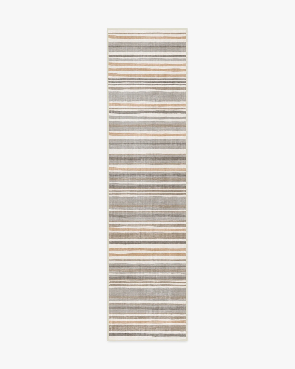 Elio Stripe Grey & Ivory Rug