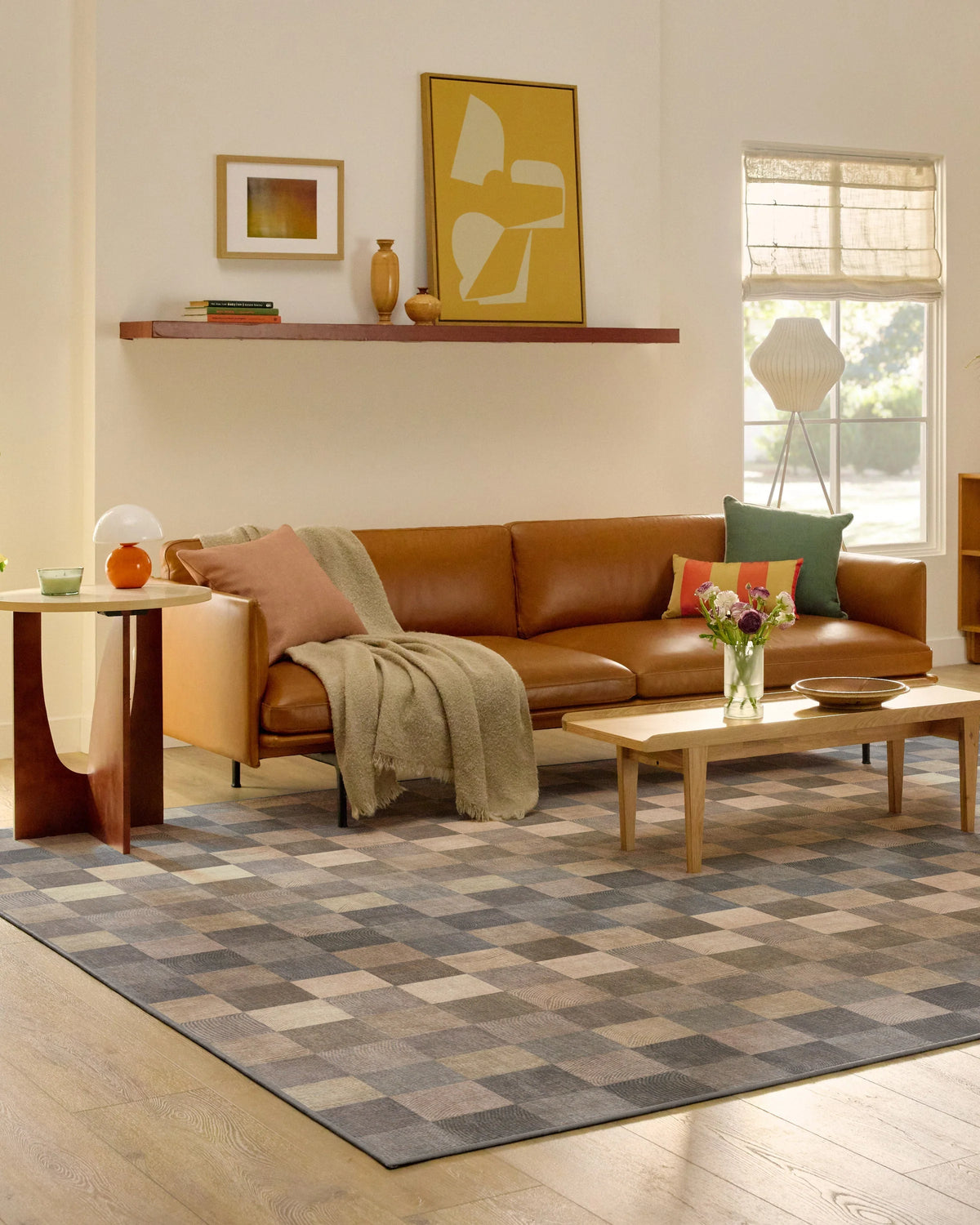 Flux Soft Beige Flatwoven Rug