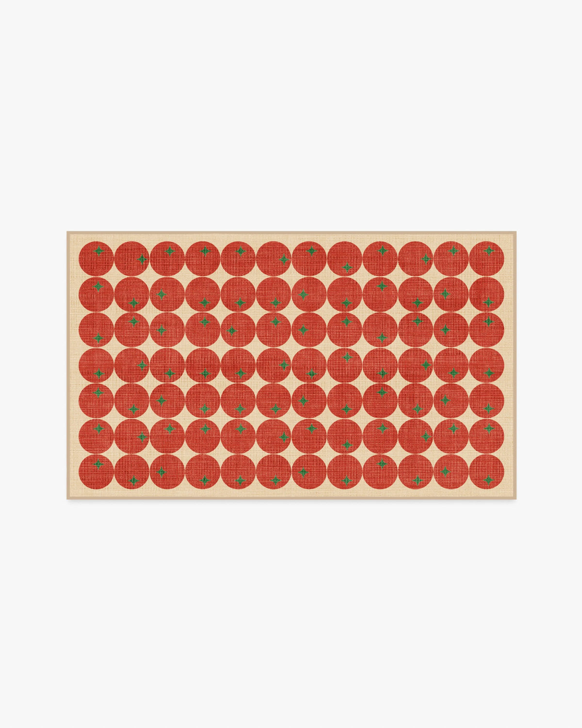 Pomodoro All-Over 3x5 Re-Jute Rug by Dan Pelosi