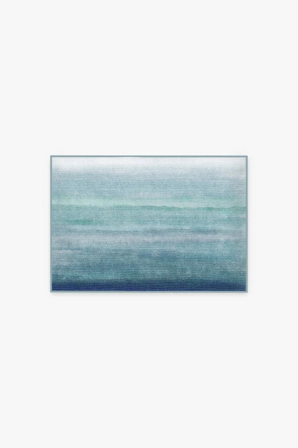 Seascape Blue Bath Mat