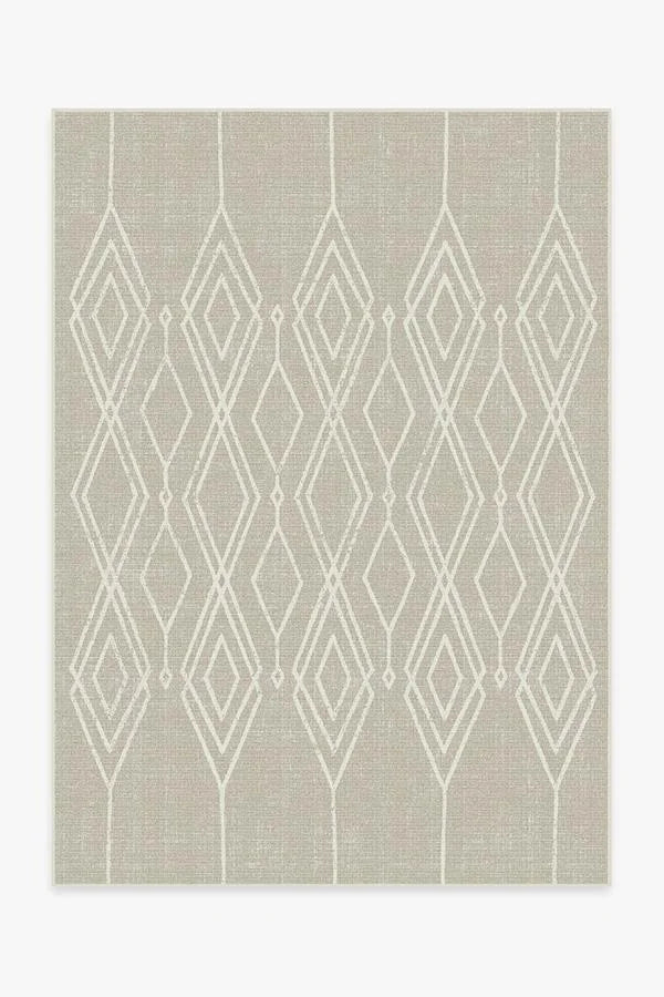 Gemma Lattice Natural Outdoor Rug