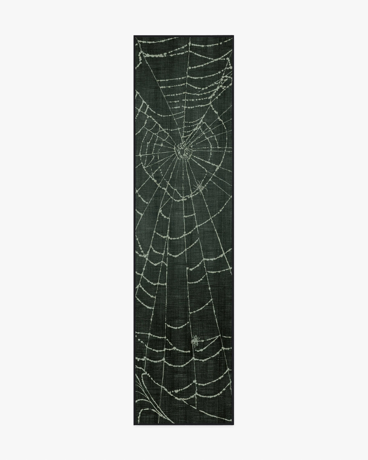 Web Soft Black Flatwoven Rug