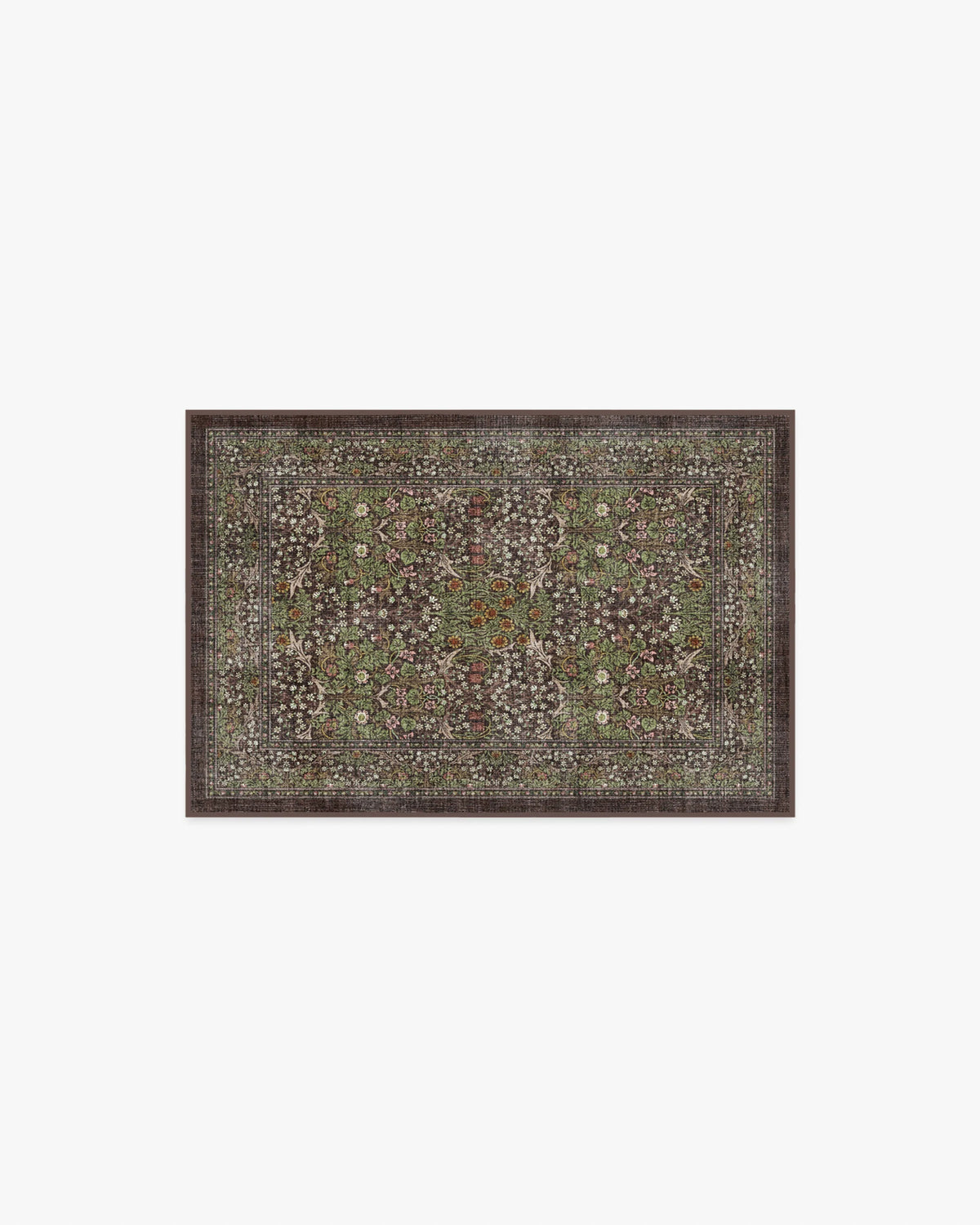 Blackthorn Dark Wood Rug by Morris & Co.