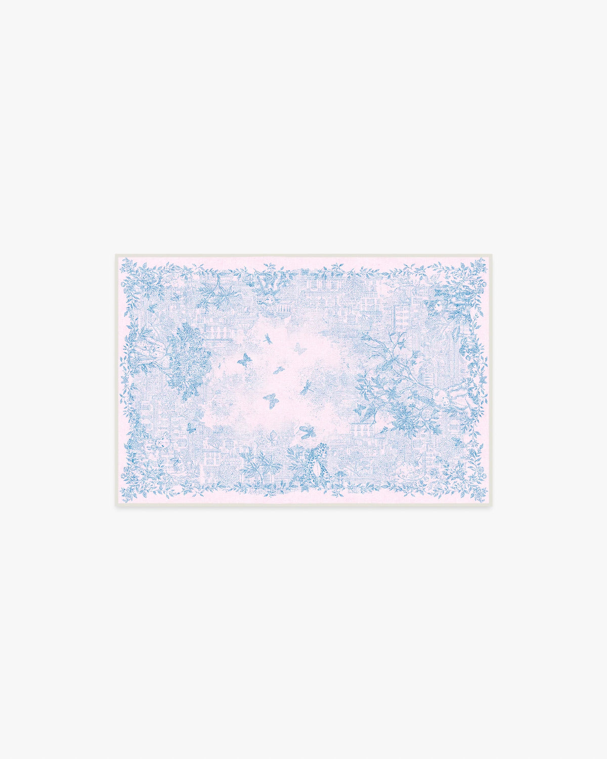 Emi Toile Soft Pink Rug by Humberto Leon