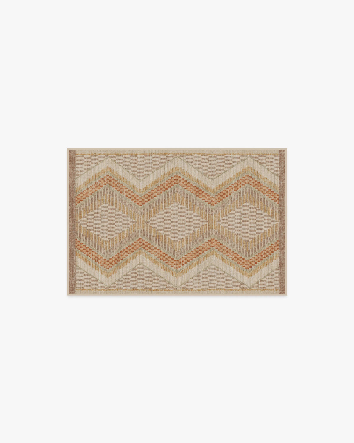 Etta Natural & Terra Flatwoven Rug by Jungalow