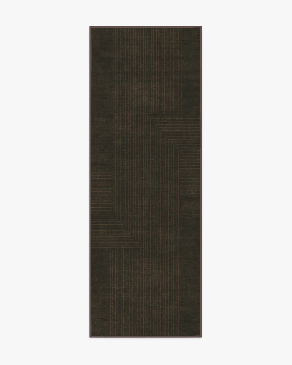 Bel Air Dark Chocolate Flatwoven Rug by The Hiltons