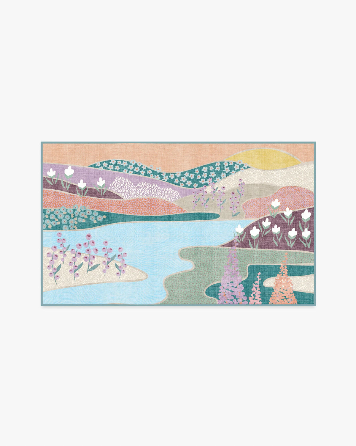 Dreamland Multicolor Pastel Flatwoven Rug