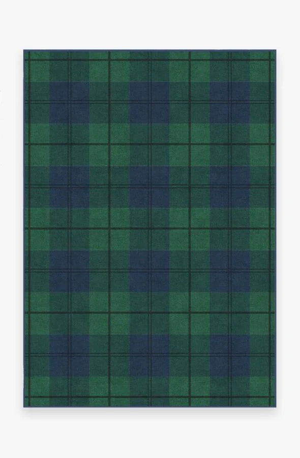 Buffalo Plaid Blackwatch Flatwoven Rug