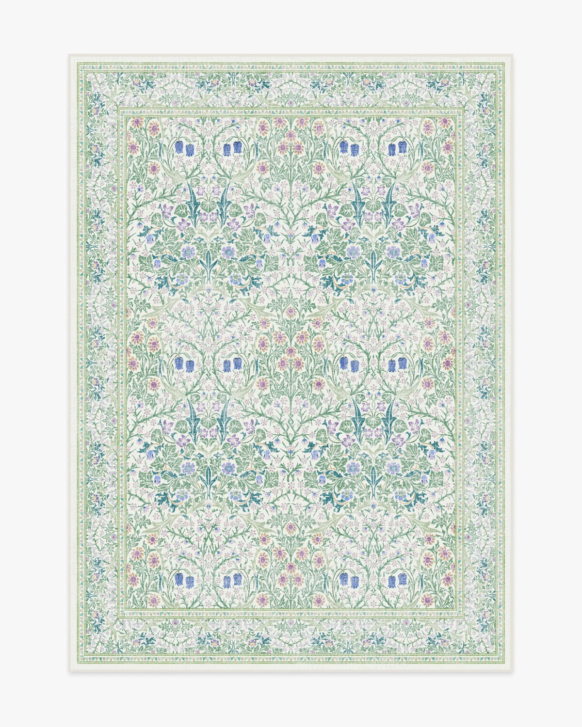 Blackthorn Lilac Multicolor Rug by Morris & Co.
