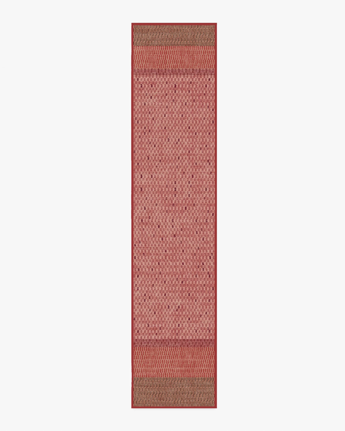 Mesa Check Red Flatwoven Rug