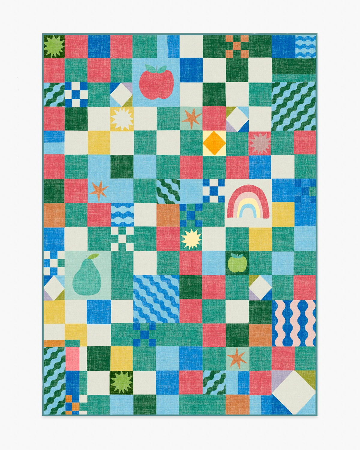 Big Apple Patchwork Multicolor Rug