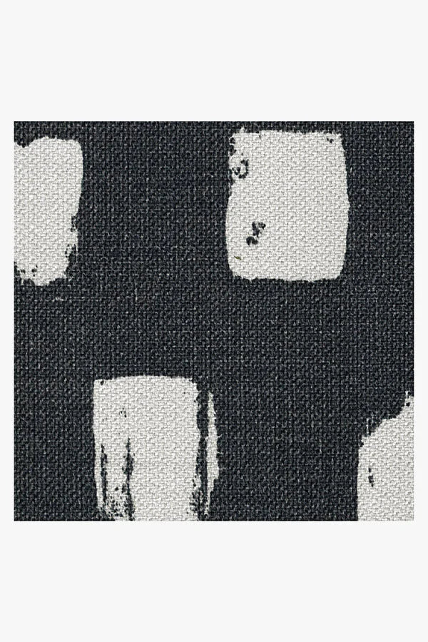 Cobblestone Black Outdoor Rug